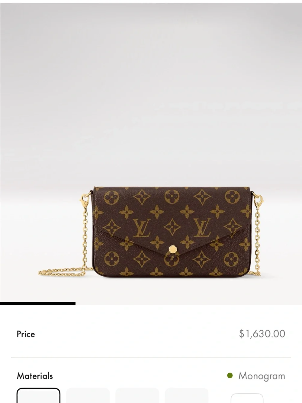 Louis Vuitton Brown Monogram Crossbody with Pink Interior Insert